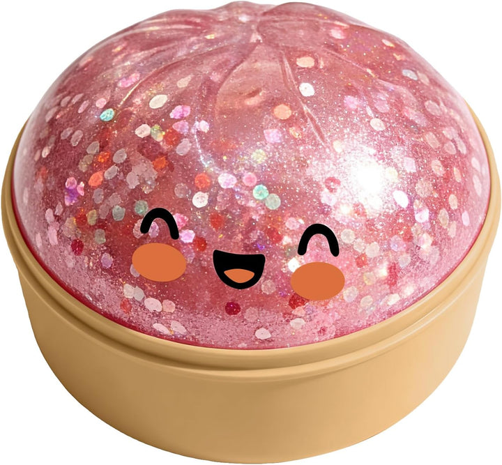 Dumpling Squishy, Glitter Dumpling